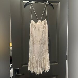 Free People sequin fringe mini size xs